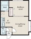 クリエイト旭町IVの間取り画像