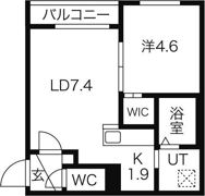 ル・ファール学園前の間取り画像