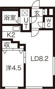 ecoa福住の間取り画像