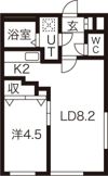 ecoa福住の間取り画像