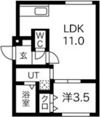 Y.T tower月寒東の間取り画像