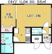 グランメゾン平岸の間取り画像