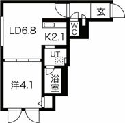 フルール美園の間取り画像