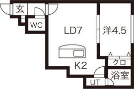 クレインコートIIの間取り画像