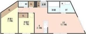 CASA ROSSA南円山の間取り画像