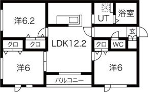 L・A大通の間取り画像
