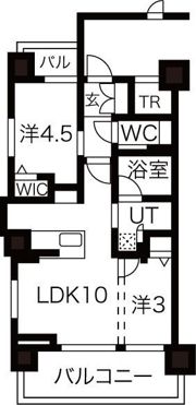 デュオヴェール札幌北大前の間取り画像