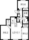 レインボーロード宮の森の間取り画像