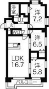 rham円山の間取り画像