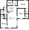 Livease Yamanote(リヴィースヤマノテ)の間取り画像