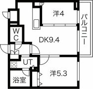 ラ・クラッセ札幌リードスクエアの間取り画像