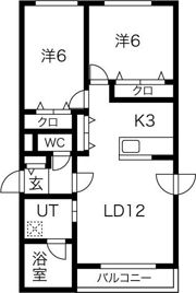 毘沙門天の間取り画像