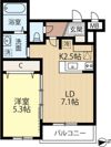 bills Nakanoshimaの間取り画像