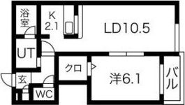 コンフォート澄川の間取り画像