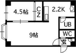 フィオーレ弐番館の間取り画像