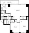 ダイアパレス元町南の間取り画像