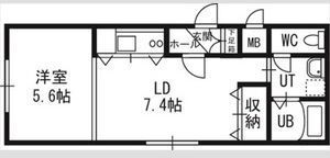 パームヒル南郷IIの間取り画像