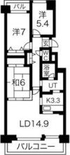 リーベンデール月寒中央の間取り画像