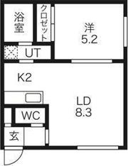 グランディールの間取り画像