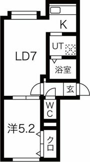 イーストスター東札幌の間取り画像