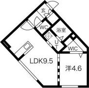 GRAND MOON宮の沢（グランムーン宮の沢）の間取り画像