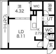 GRANDUKE八軒geneの間取り画像