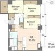 S-RESIDENCE大通公園admirioの間取り画像