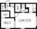 ティエラ南平岸の間取り画像