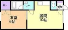 第26大成コーポの間取り画像
