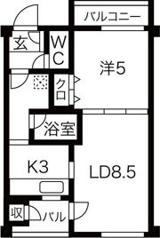 グリーンハイムの間取り画像