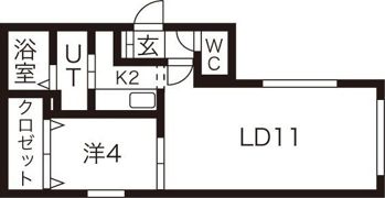 with友の間取り画像