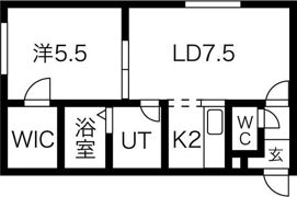 ステージノア東札幌の間取り画像