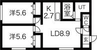 ベルーイング64の間取り画像