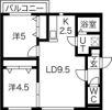 ラ・コーザ北円山の間取り画像