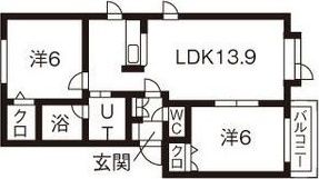パードレスBの間取り画像