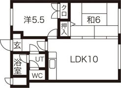 ロイヤルレインボー平岸 A棟の間取り画像