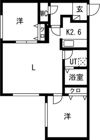 ベルヴィル南平岸の間取り画像