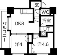 クラッセ琴似ステーションの間取り画像
