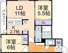 ラピス山の手の間取り画像
