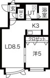 アレス菊水の間取り画像