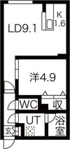 カサトレス白石の間取り画像