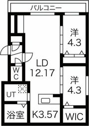 パレス楸の間取り画像