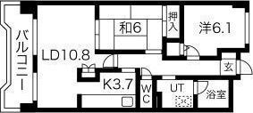 アジエステート大通西プラザの間取り画像