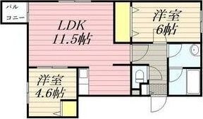 メゾンクー・ドゥ・クールIIの間取り画像