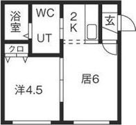 ピースハーモニー北28条の間取り画像