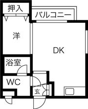 グランメール弘道館第1の間取り画像