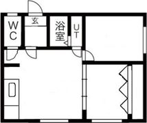 薫風ハイツの間取り画像