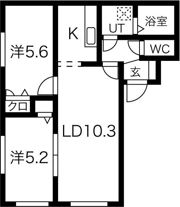 ハイデンス6-22の間取り画像