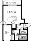 MOCA（モカ・東区）の間取り画像
