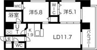 MODENA円山(モデナ円山)の間取り画像